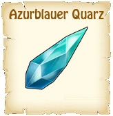Azurblauer Quarz