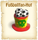 Fußballfan-Hut